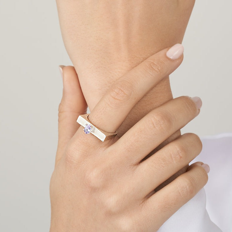 Anillo Sello Cuadrado