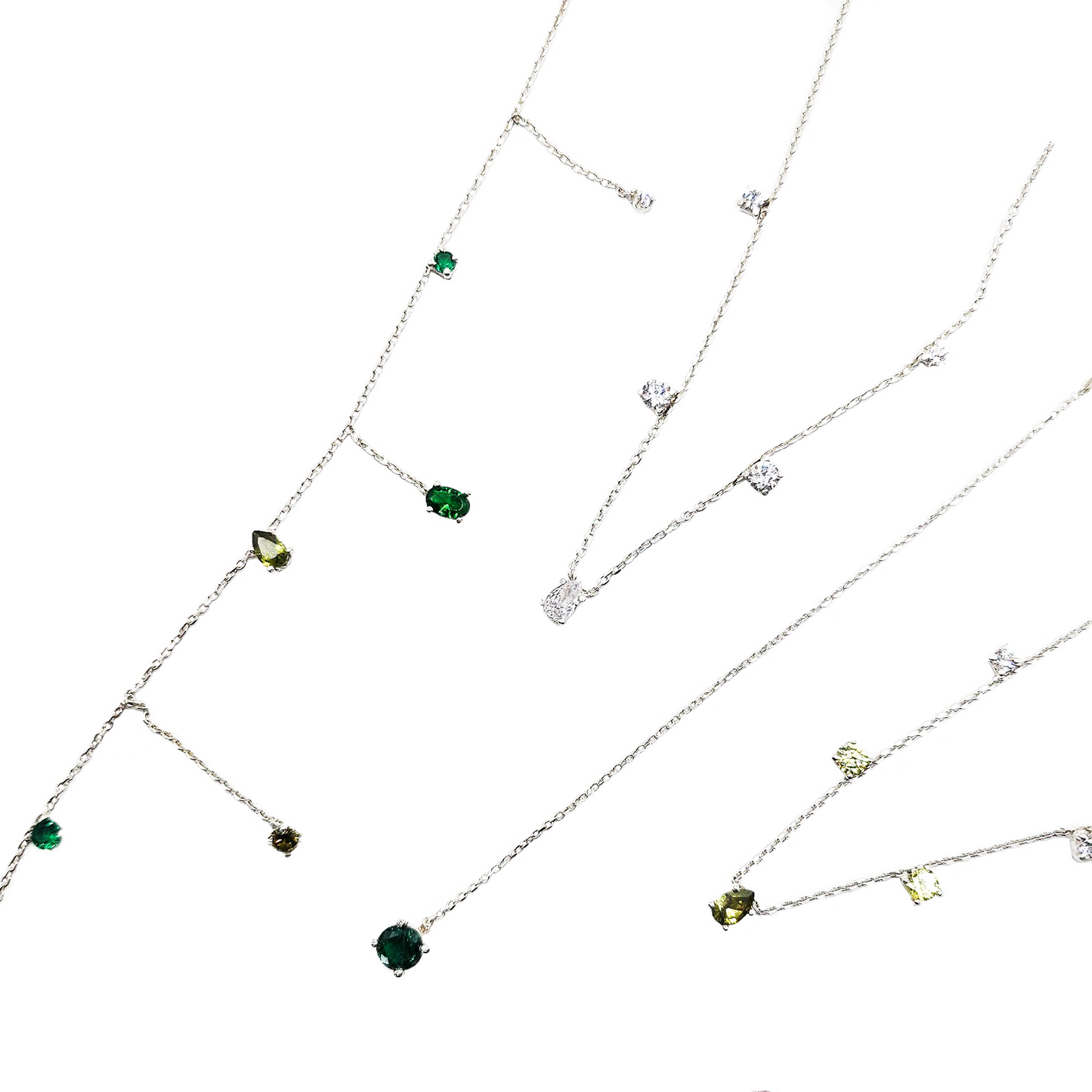 Collar Asimetrico Verde