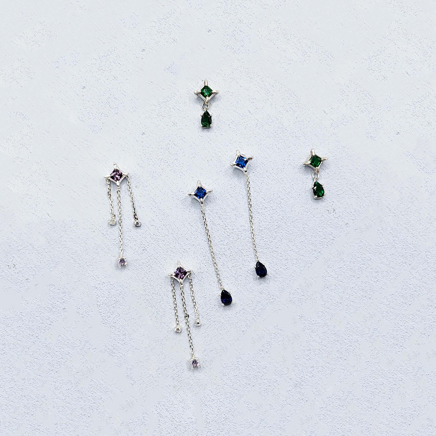 Pendientes Colgante Estrellas