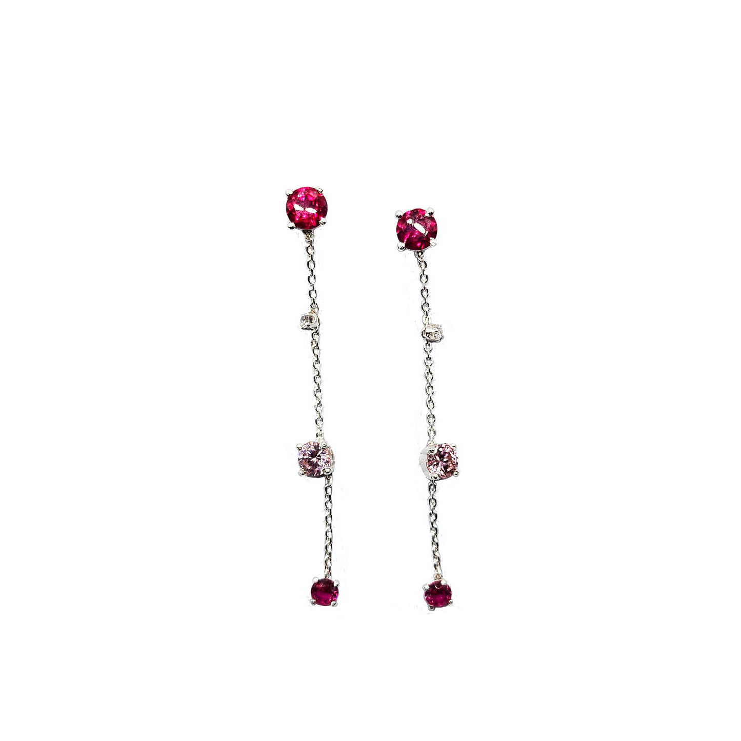 Pendientes Cadena Rosas