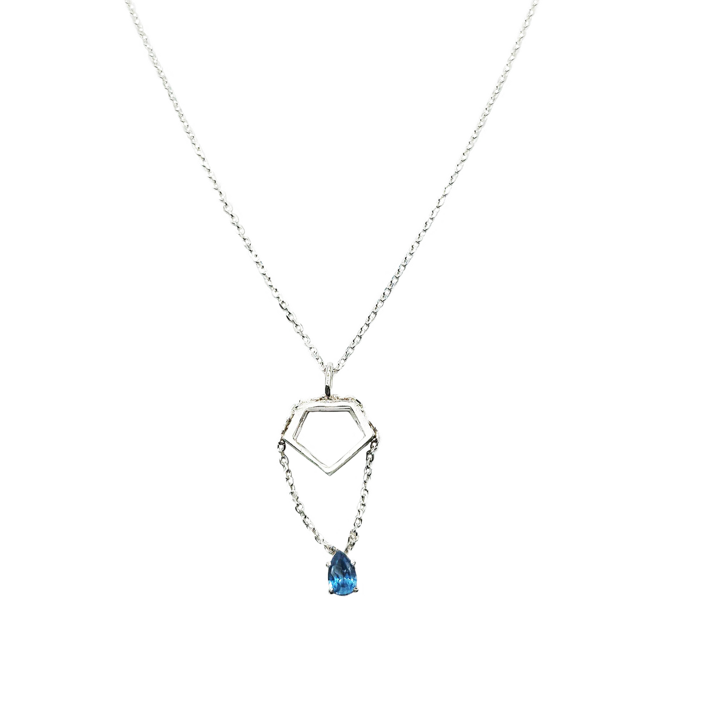 Collar Rombo Azul