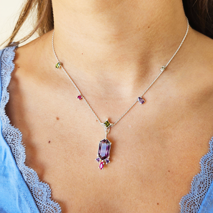 Unique Fluorite Necklace