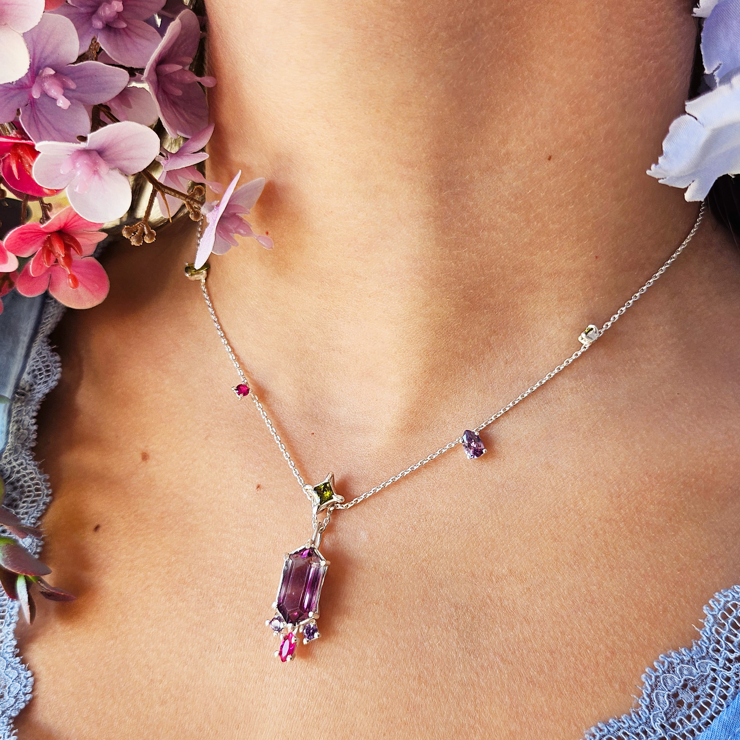 Unique Fluorite Necklace