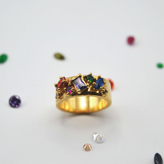 Anillo Lluvia de Color